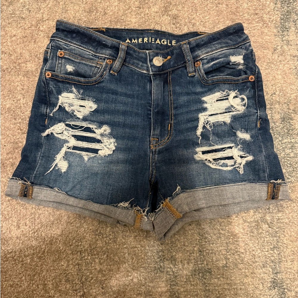 American Eagle Blue Jean Shorts